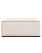 Pouf Madame beige clair - 100x100x39 cm