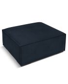 Pouf Madame bleu foncé - 100x100x39 cm