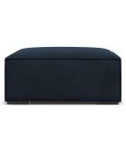Pouf Madame bleu foncé - 100x100x39 cm
