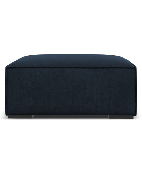 Pouf Madame bleu foncé - 100x100x39 cm