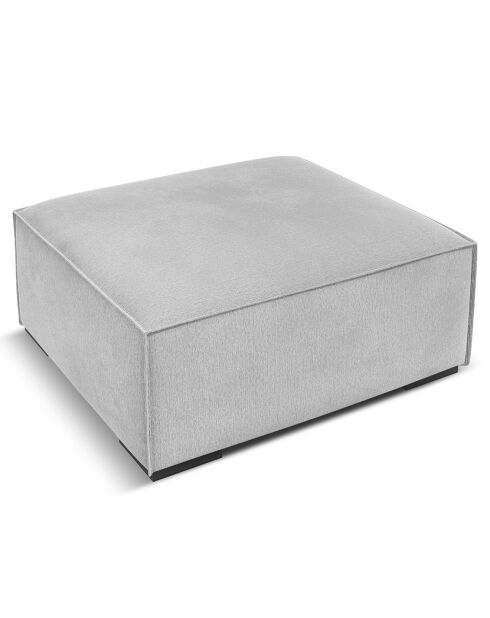 Pouf Madame gris - 100x100x39 cm