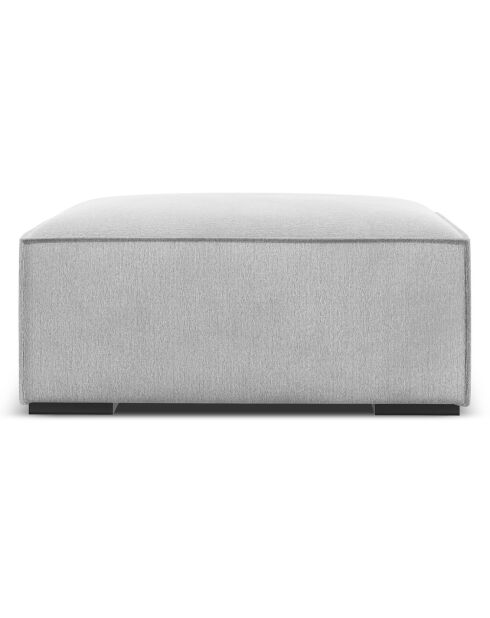 Pouf Madame gris - 100x100x39 cm