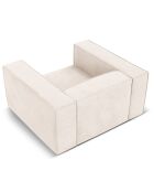 Fauteuil Madame beige clair - 113x95x68 cm