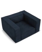 Fauteuil Madame bleu foncé - 113x95x68 cm