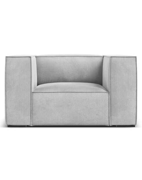 Fauteuil Madame gris - 113x95x68 cm