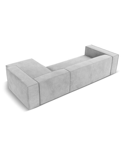 Canapé d'angle Droit Madame 5 Places gris - 290x173x68 cm
