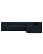 Canapé d'angle Droit Madame 5 Places bleu foncé - 290x173x68 cm