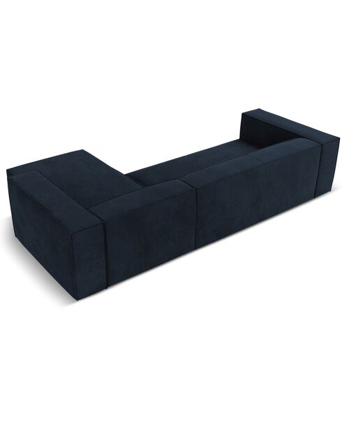 Canapé d'angle Droit Madame 5 Places bleu foncé - 290x173x68 cm