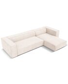Canapé d'angle Droit Madame 5 Places beige clair - 290x173x68 cm