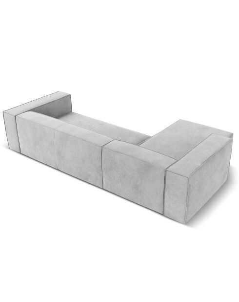 Canapé d'angle Gauche Madame 5 Places gris - 290x173x68 cm