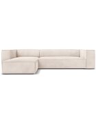 Canapé d'angle Gauche Madame 5 Places beige clair - 290x173x68 cm
