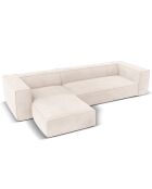 Canapé d'angle Gauche Madame 5 Places beige clair - 290x173x68 cm