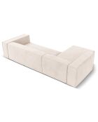Canapé d'angle Gauche Madame 5 Places beige clair - 290x173x68 cm