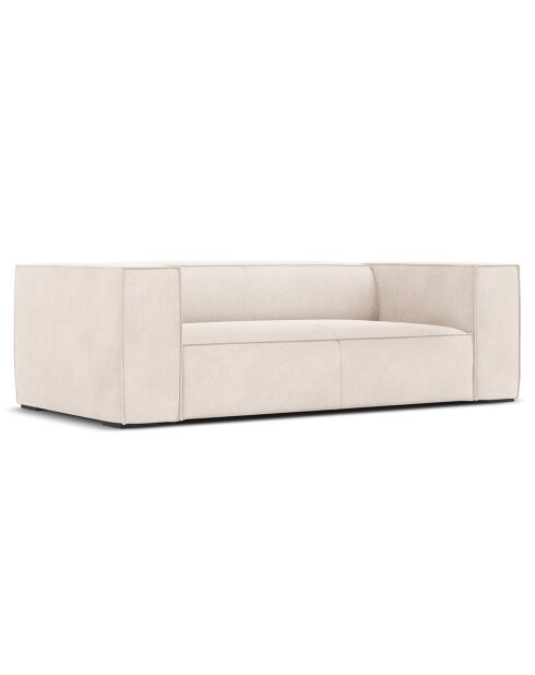 Canapé Madame 2 Places beige clair - 212x100x68 cm