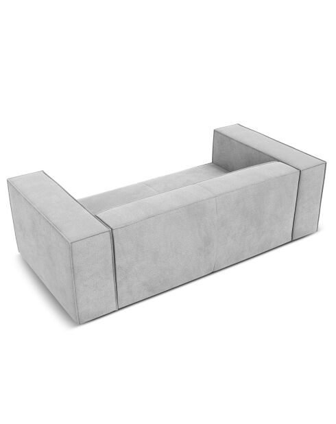 Canapé Madame 2 Places gris - 212x100x68 cm