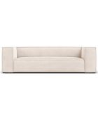 Canapé Madame 3 Places beige clair - 227x100x68 cm