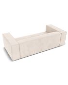 Canapé Madame 3 Places beige clair - 227x100x68 cm
