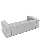 Canapé Madame 3 Places gris - 227x100x68 cm