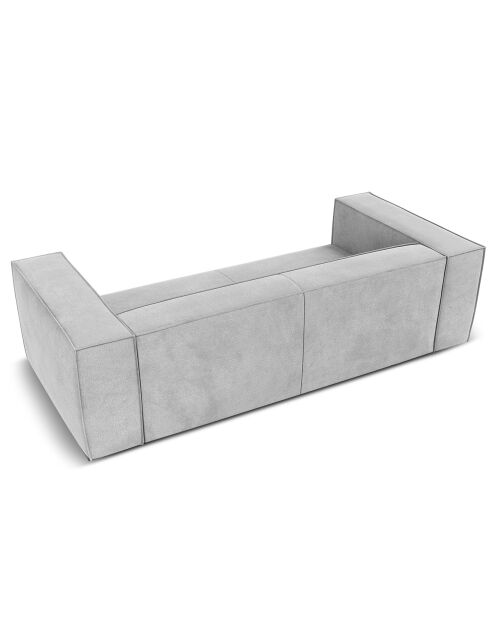 Canapé Madame 3 Places gris - 227x100x68 cm