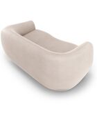 Canapé Velours Elara 2 Places beige - 190x100x77 cm