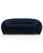 Canapé Velours Elara 2 Places bleu roi - 190x100x77 cm