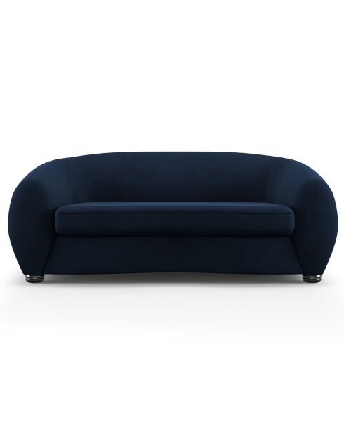 Canapé Velours Elara 2 Places bleu roi - 190x100x77 cm