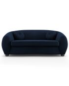 Canapé Velours Elara 2 Places bleu roi - 190x100x77 cm