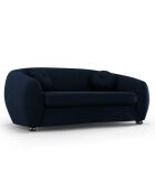 Canapé Velours Elara 2 Places bleu roi - 190x100x77 cm