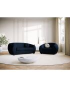 Canapé Velours Elara 2 Places bleu roi - 190x100x77 cm