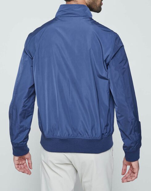 Bombers Stand Collar bleu