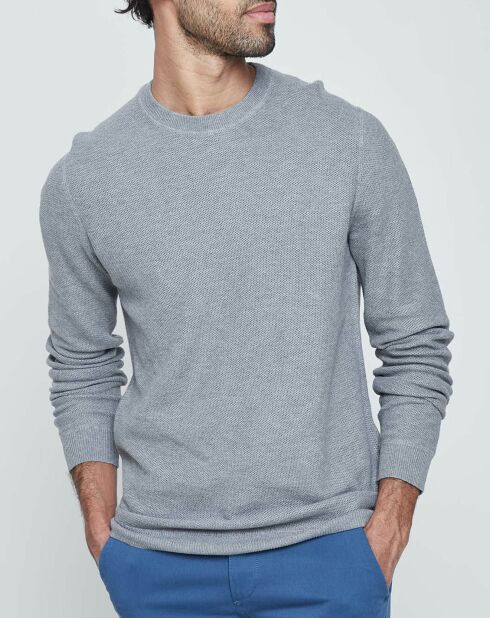 Pull Textured gris