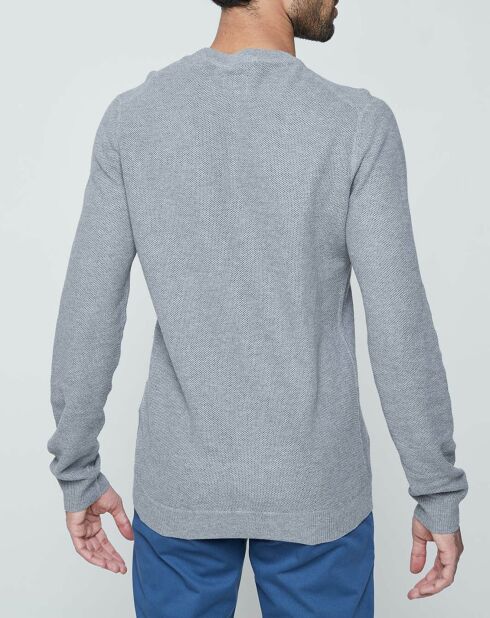 Pull Textured gris