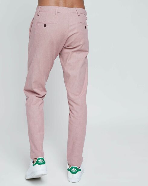 Pantalon chino Tapered 360 rouge clair
