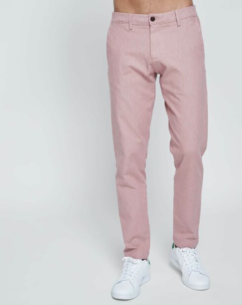 Pantalon chino Tapered 360 rouge clair