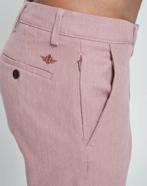 Pantalon chino Tapered 360 rouge clair