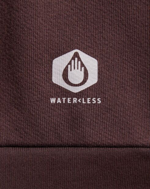 Sweat Sustainable à capuche bordeaux