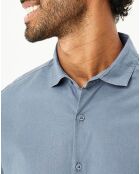 Chemise WaterLess Alpha Spread Colla bleue