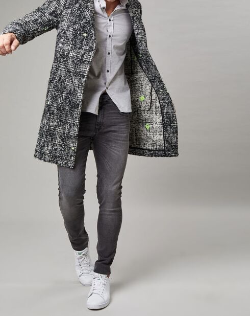 Manteau Moucheté Gall gris