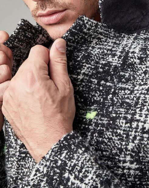 Manteau Moucheté Gall gris