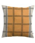 Coussin  Zeff Eden en Lin ocre - 45x45 cm