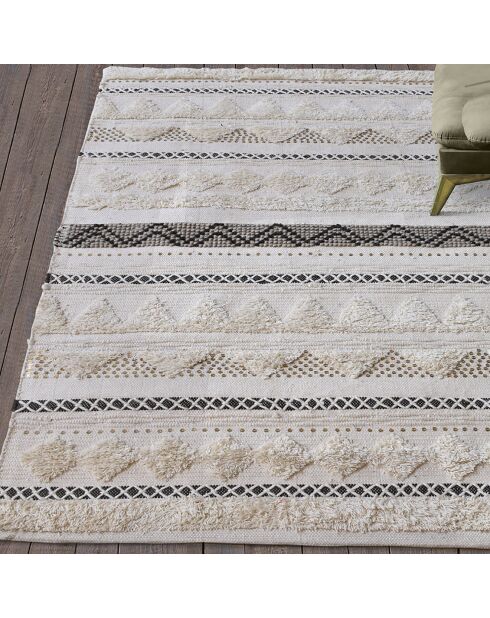 Tapis Lenity ivoire - 160x230 cm