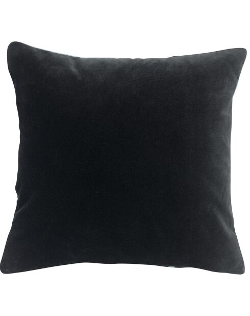 Coussin brodé en Velours Fara quartz - 45x45 cm