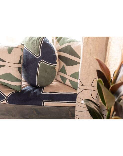 Coussin Mila thym - D. 50 cm