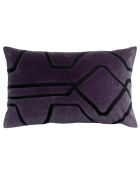 Coussin brodé Fara raisin - 40x65 cm