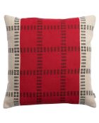 Coussin Zeff en Lin Eden groseille - 45x45 cm