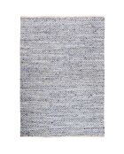 Alfombra Atlas blanca/azul - 160x230 cm