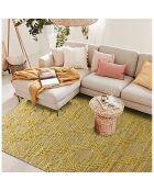 Alfombra dorada Amaya - 160x230 cm