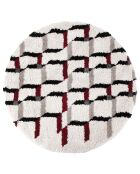 Tapis Erika neige - D. 160 cm