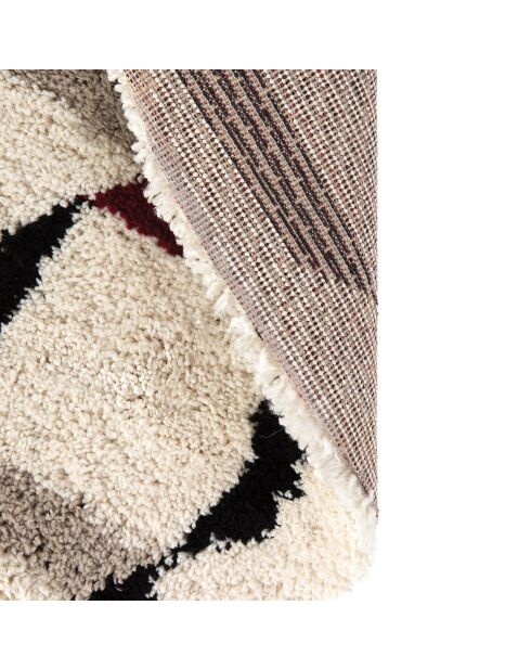 Tapis Erika neige - D. 160 cm