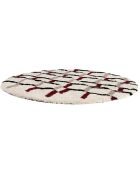 Tapis Erika neige - D. 160 cm